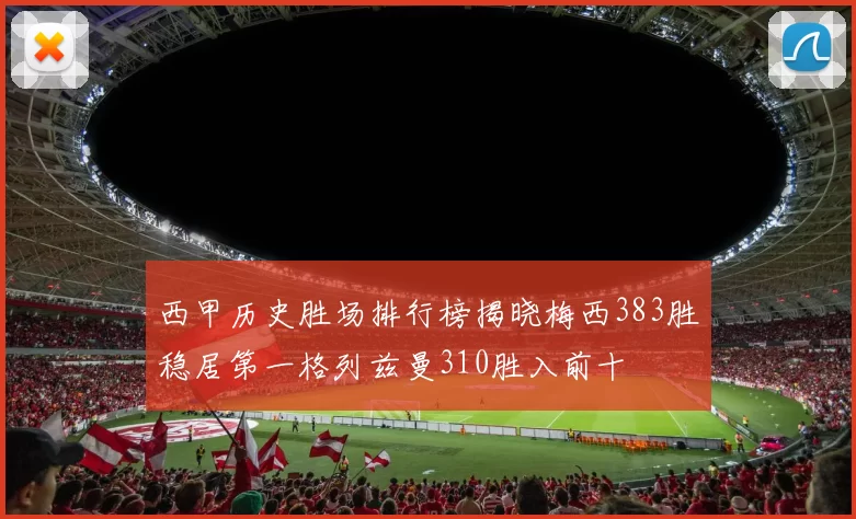 西甲历史胜场排行榜揭晓梅西383胜稳居第一格列兹曼310胜入前十